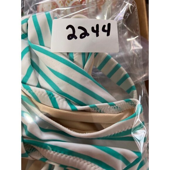 Cabana Life X Talbots Womens Striped One-Piece Swimsuit S Vacation Beach Resort - Picture 9 of 9